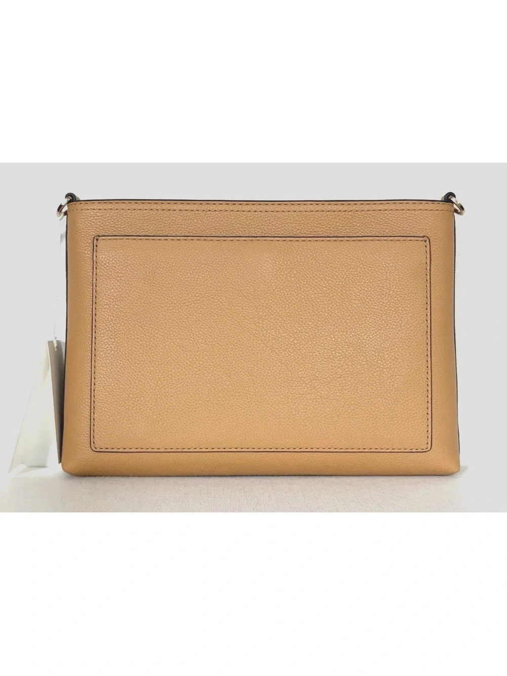 New Tory Burch Blake Swingpack Crossbody Pebble Leather Warm Biscuit